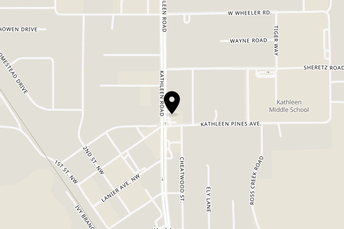 Map showing the location of Family Grill on 6411 Kathleen Rd in Lakeland
